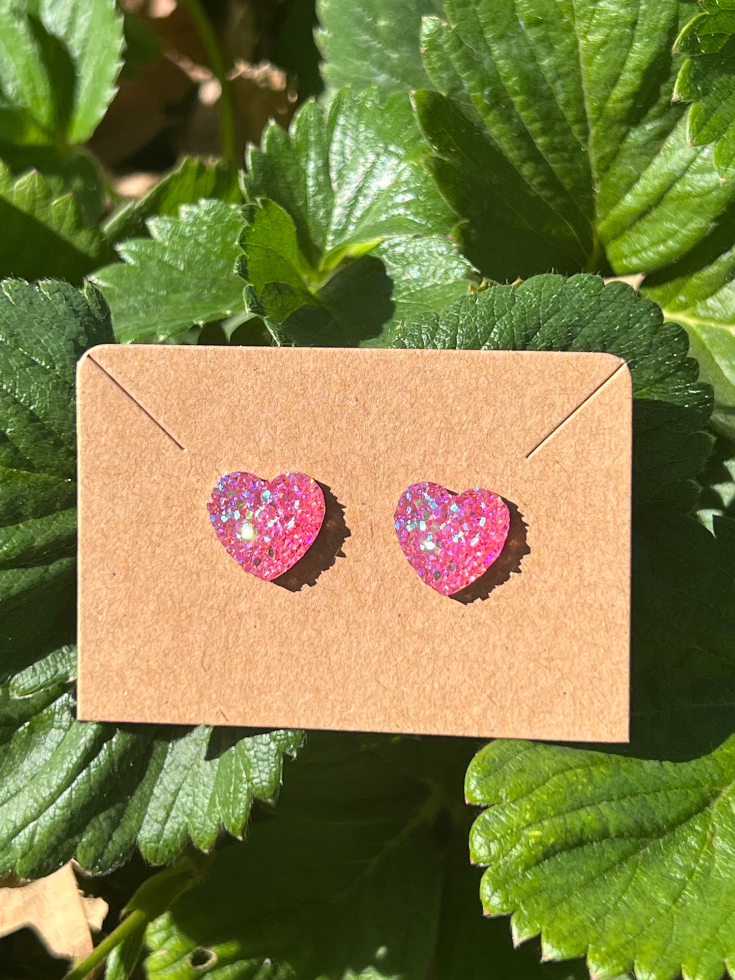 Heart Gem Earrings
