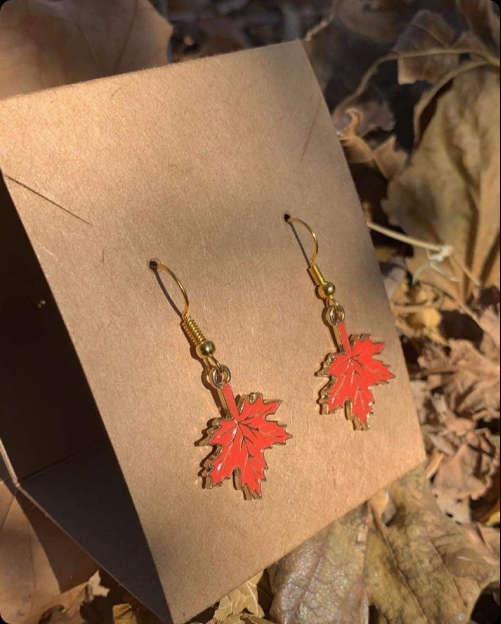 Maple Leaf Earrings