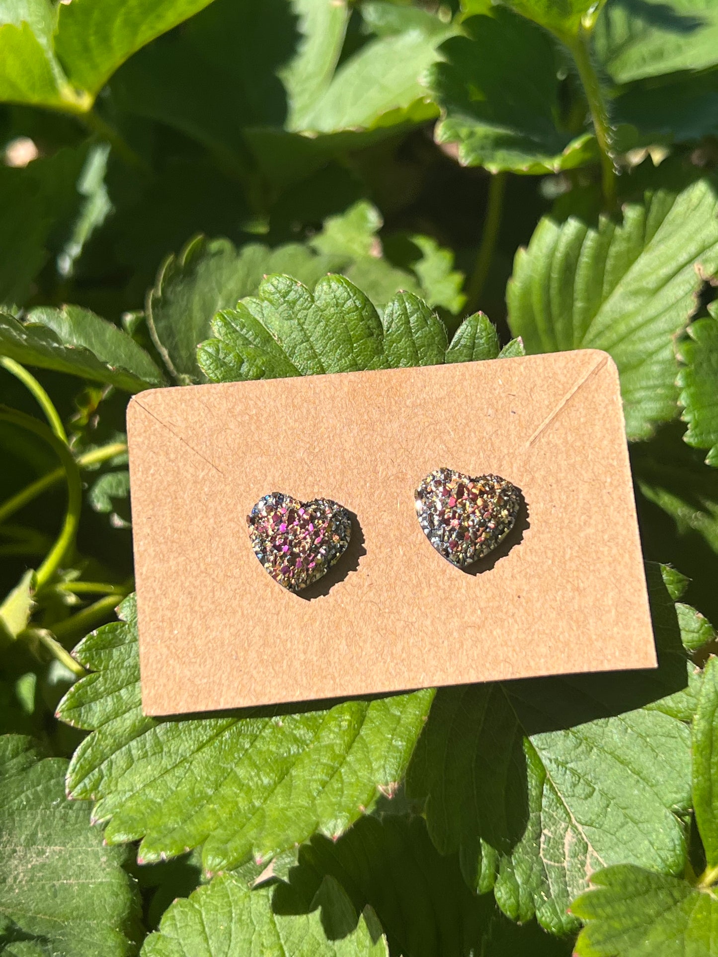 Heart Gem Earrings