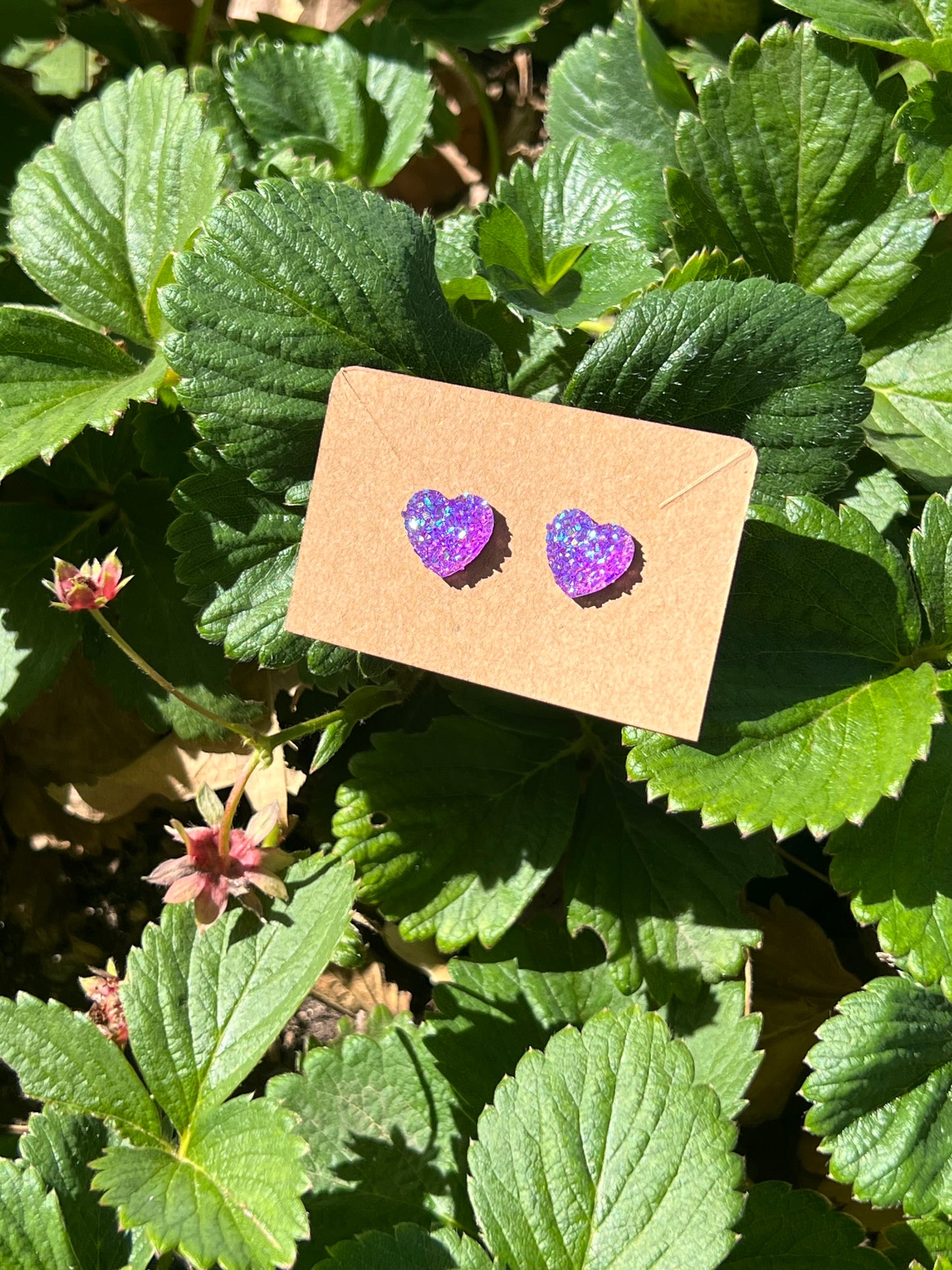 Heart Gem Earrings