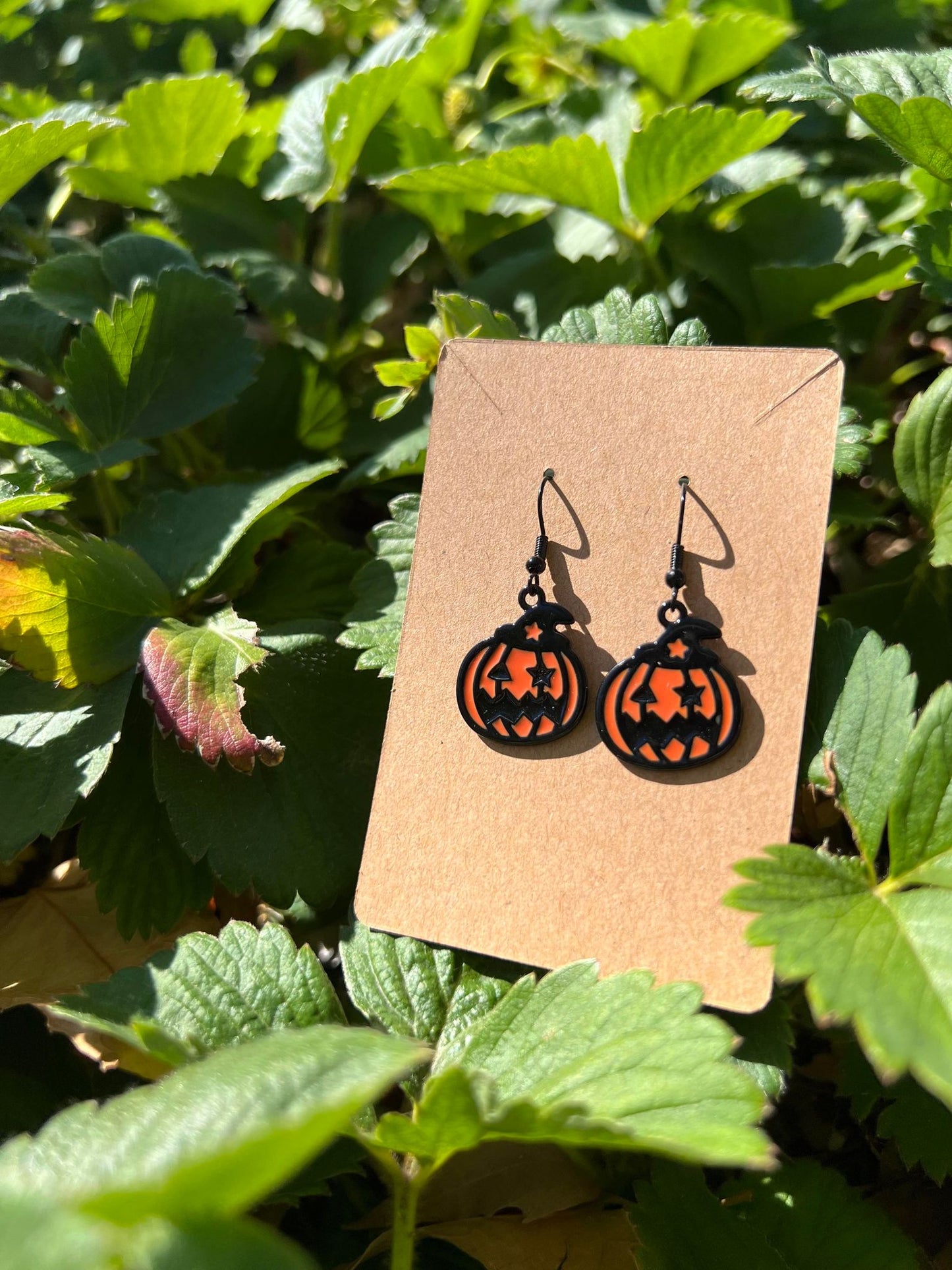 Jack-o'lantern Earrings