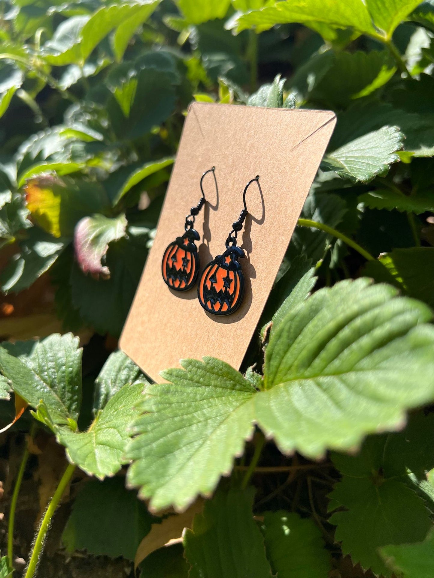 Jack-o'lantern Earrings