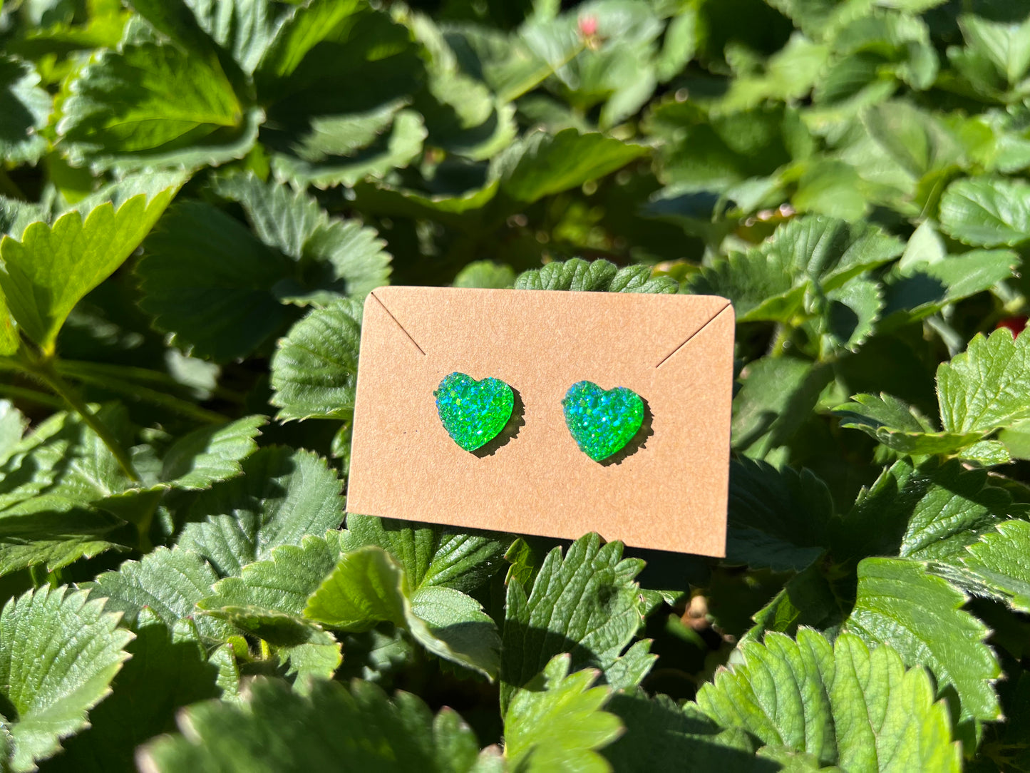 Heart Gem Earrings