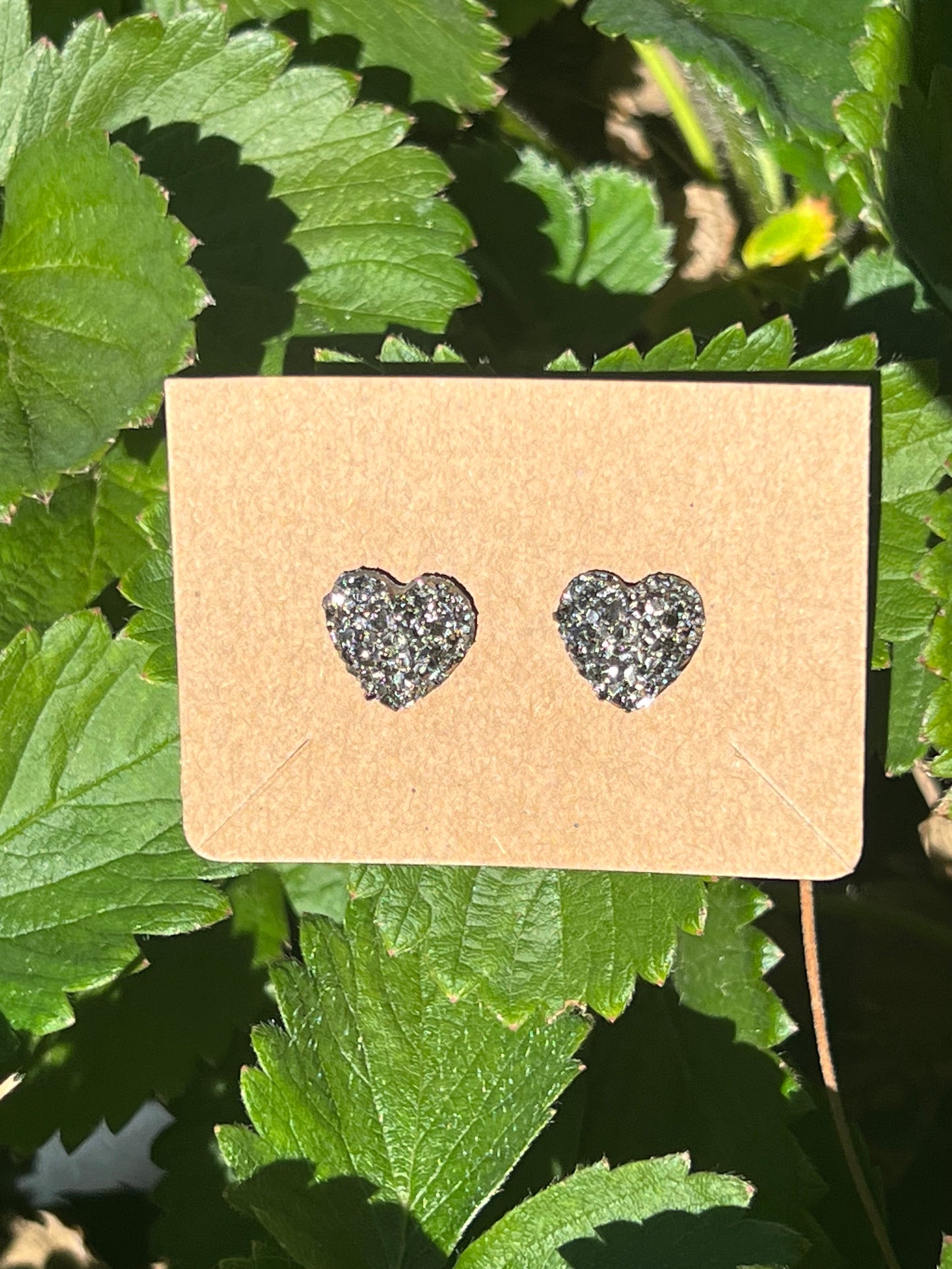 Heart Gem Earrings