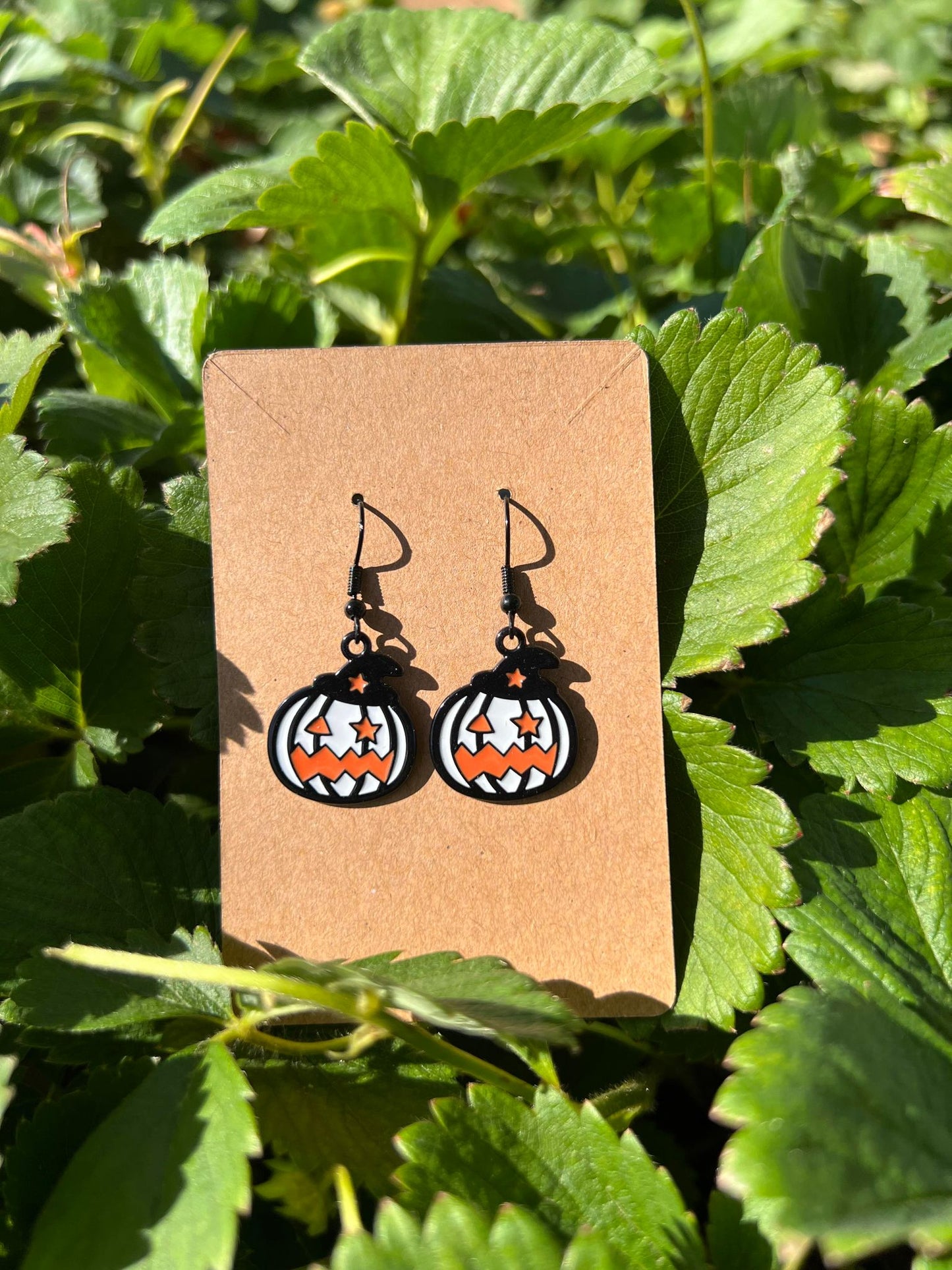 Jack-o'lantern Earrings