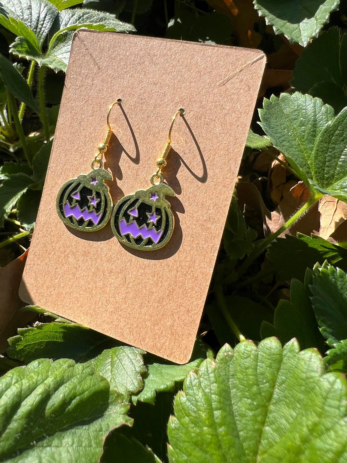 Jack-o'lantern Earrings