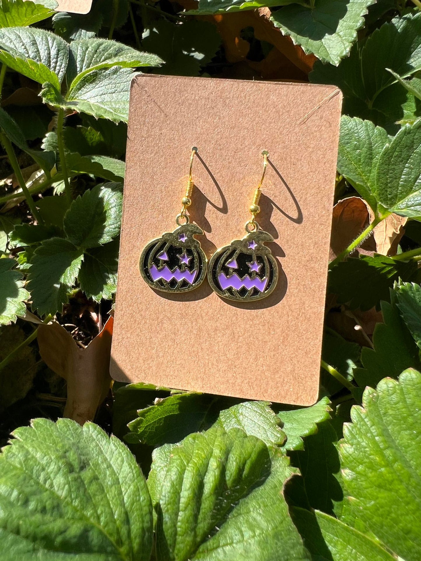 Jack-o'lantern Earrings