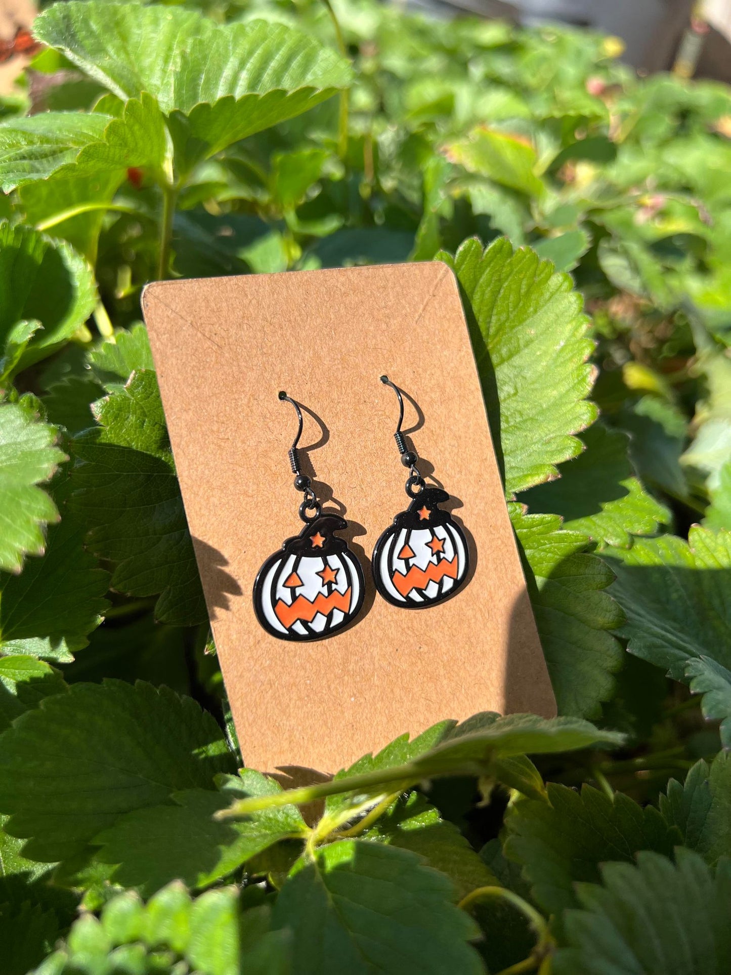 Jack-o'lantern Earrings