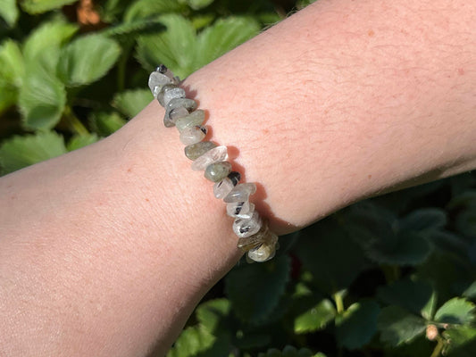 Labradorite Stone Stretch Bracelet